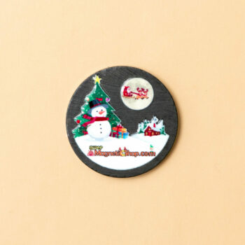 Christmas Magnet D.30X3mm Ferrite